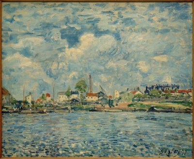 The Seine at Daybreak by Alfred Sisley